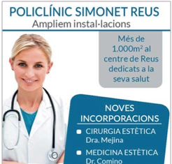 Policlínic Simonet Reus Abril