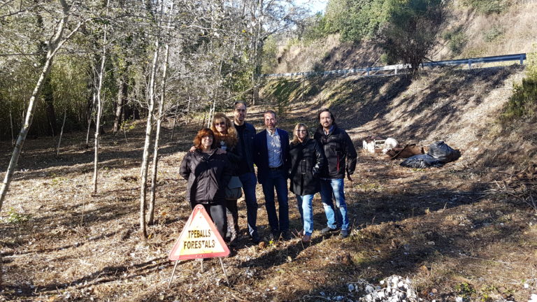 L’Associació Aurora recupera el Camí del Rec a la Selva del Camp.