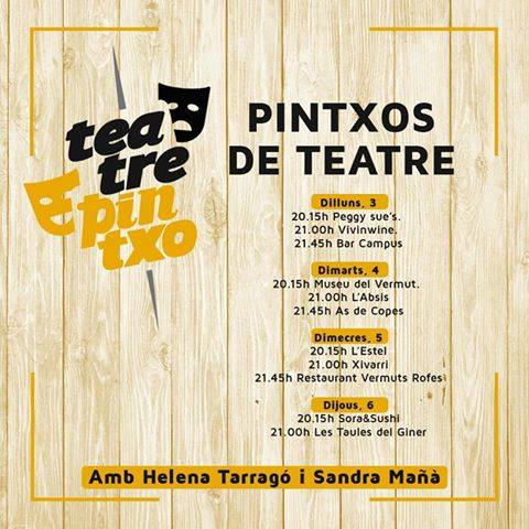 PINTXOS DE TEATRE