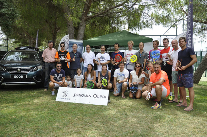 Campions del trofeu de padel 2017