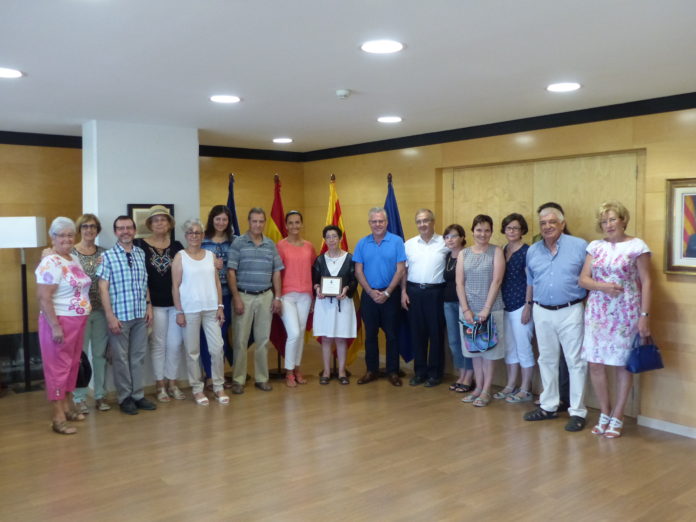 placa d’homenatge a Dolors Cedó