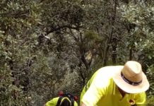 Sender Duesaigües al castell d'Escornalbou
