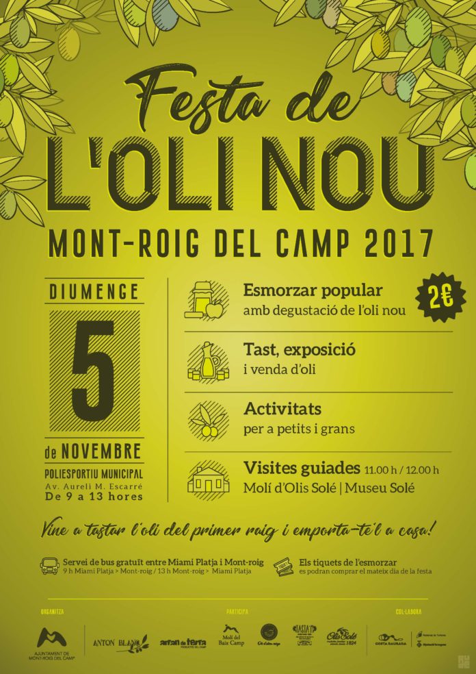 La Festa de l’oli nou de Mont-roig del Camp 2017