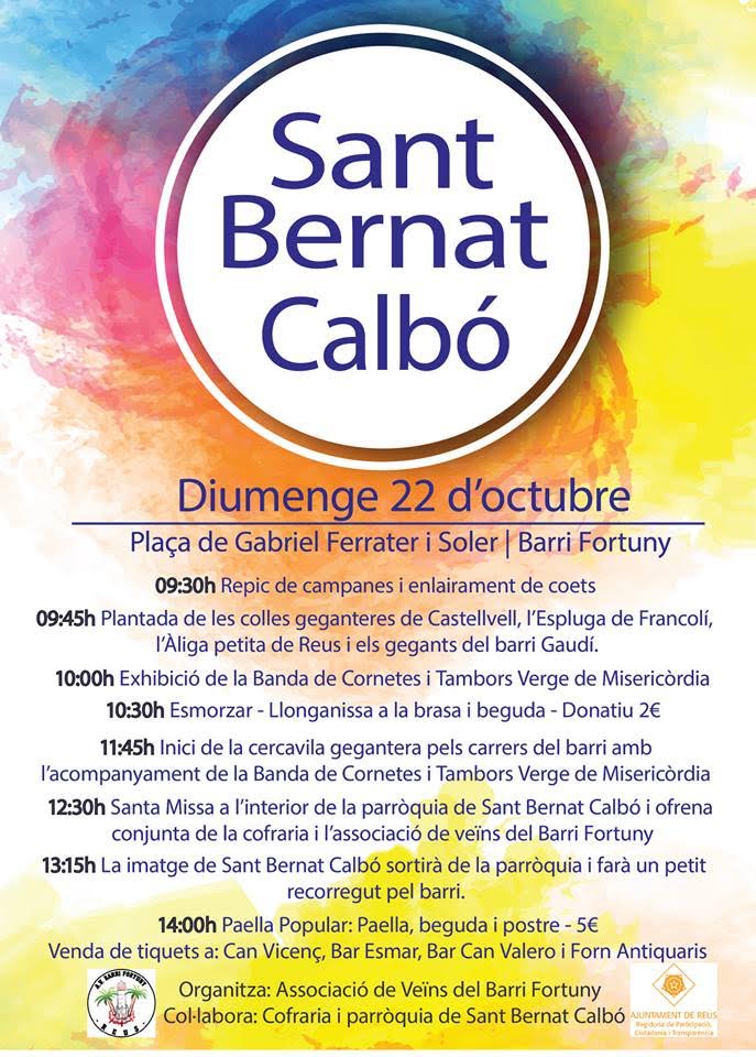 FESTIVITAT DE SANT BERNAT CALBÓ
