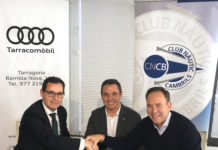 Audi Tarracomòbil i el Club Nàutic Cambrils signen un conven dei patrocini dels equips de regates