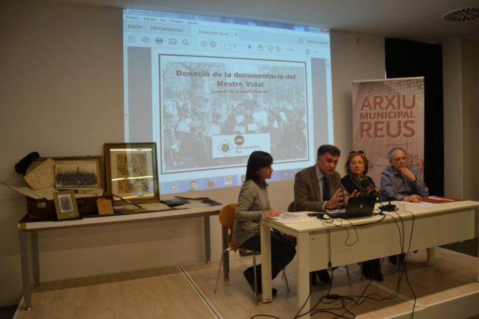 La família Vidal Gil fa donació a l'Arxiu de la documentació de Xavier Vidal, director de la Banda de Música Municipal entre 1919 i 1962