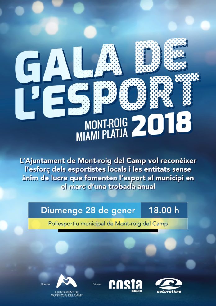 Mont-roig del Camp organitza la primera Gala de l’Esport