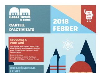 Els tallers de manualitats, la creació musical, la fotografia, les aplicacions mòbils i la cuina són els eixos temàtics de la programació del Casal de Joves per al 2018
