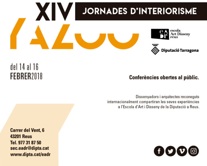 Les XIV Jornades d'Interiorisme Yazoo de l'Escola d'Art i Disseny