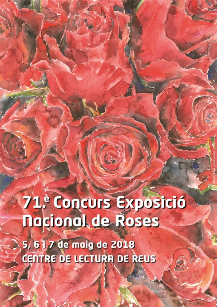 Cartell del Concurs Exposició Nacional de Roses 2018
