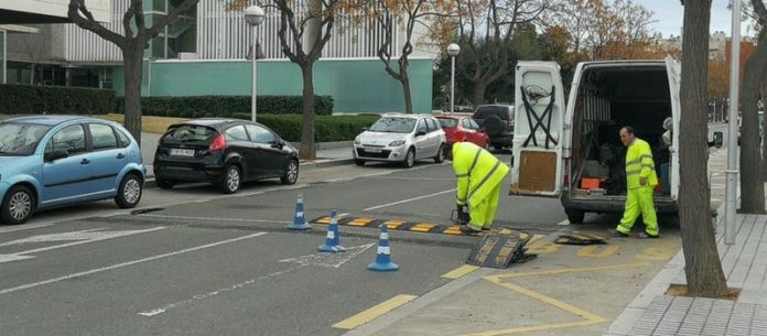 La Policia Local de Salou substitueix passos elevats de reducció de velocitat per millorar la seguretat i reduir el soroll