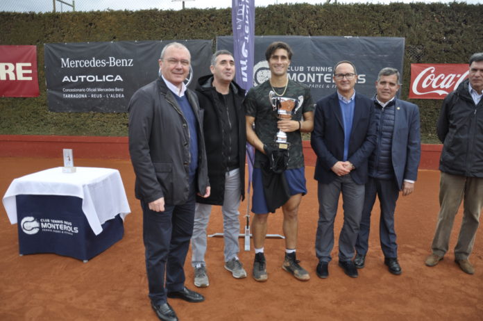 Gian Marco Moroni, campió del XIX Torneig Internacional de Tennis ITF Future Autolica Mercedes-Benz del Monterols