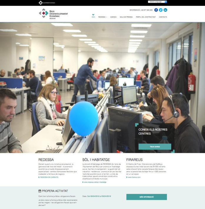 Redessa estrena pàgina web