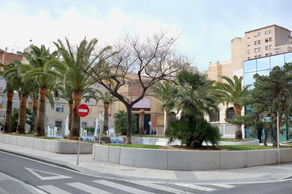 Plaça de les Aigües en l'actualitat