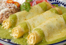 Enchiladas verdes - Las Mañanitas