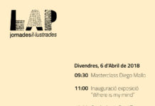 Tornen les Jornades il·lustrades LAP a l’Escola d’Art i Disseny de la Diputació a Tarragona, del 6 al 20 d’abril