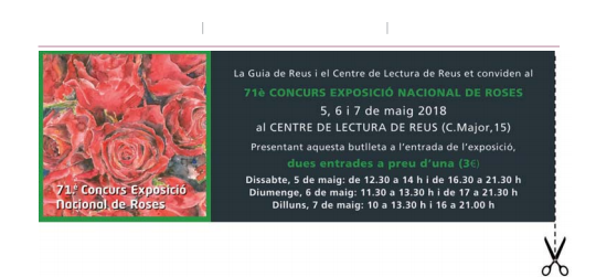 71è Concurs Nacional de Roses