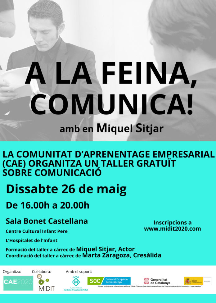 La Comunitat d’Aprenentatge Empresarial organitza un taller de comunicació a càrrec de l’actor Miquel Sitjar