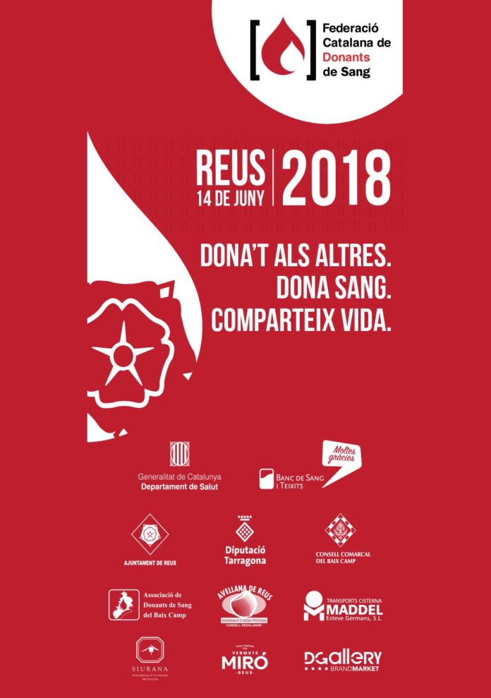 Reus acull l'acte central de celebració del Dia Mundial del Donant de Sang