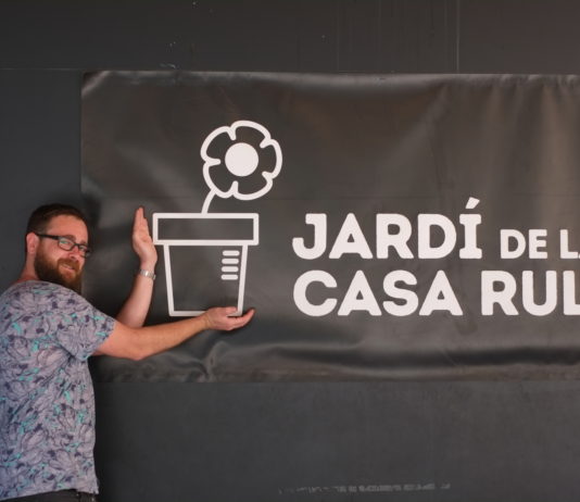 Esteve vergadà, Jardí de la Casa Rull