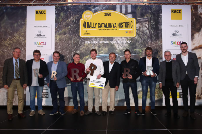 Guanyadors 4t Rally Catalunya Històric-Rally de les Caves