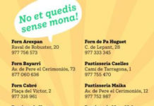 Campanya de suport per mantenir la tradició de comprar la Mona de Pasqua a Reus No et quedis sense mona