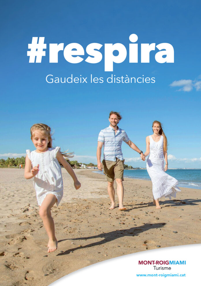 “Respira, gaudeix les distàncies” és la campanya de Mont-roig del Camp per aquest estiu