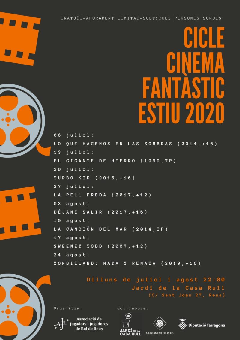 CICLE ESTIVAL DE CINEMA FANTÀSTIC 2020