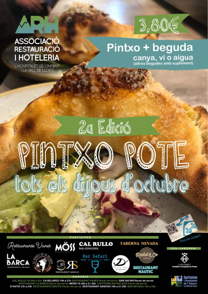 “Pintxo Pote”, els dijous d’octubre a l’Hospitalet de l’Infant