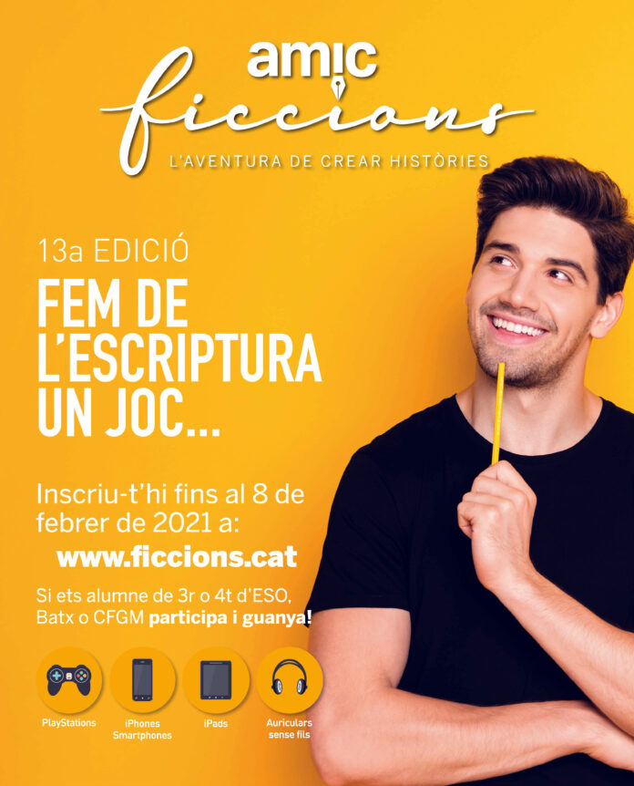 Arriba la 13a edició del concurs literari AMIC-Ficcions