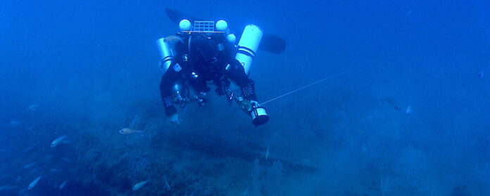 Investigació submarina (Signada: Museu de la Mar de l'Ebre)