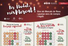 Els Mercats de Reus premien els clients amb regals i xecs de compra durant la Campanya de Nadal