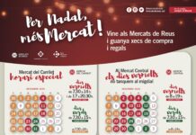 Els Mercats de Reus premien els clients amb regals i xecs de compra durant la Campanya de Nadal