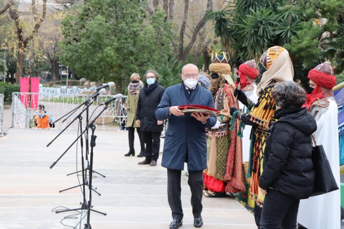 Els Reis d'Orient acampen al parc de Sant Jordi i ja tenen les claus de la ciutat