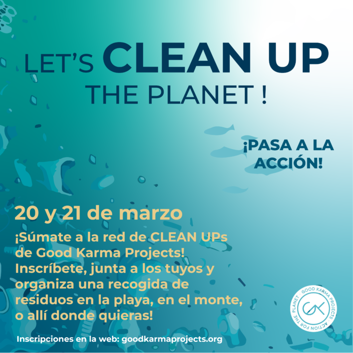 Salou dona suport a una campanya de recollida de residus a la platja, promoguda per Good Karma Projects