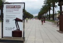 L’exposició de Martí Rom comprèn onze peces ubicades al Passeig Jaume I, i quatre més, a la Torre Vella de Salou.