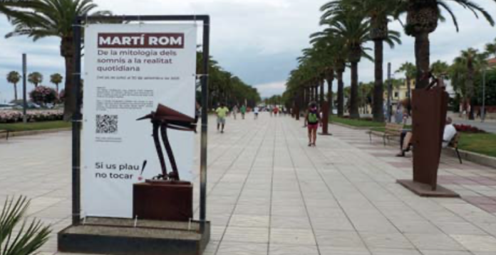 L’exposició de Martí Rom comprèn onze peces ubicades al Passeig Jaume I, i quatre més, a la Torre Vella de Salou.