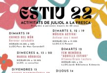 Programació d’estiu per a la gent gran
