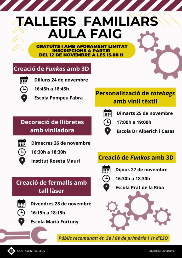 Cartell tallers creatius programa FAIG-20251112092745