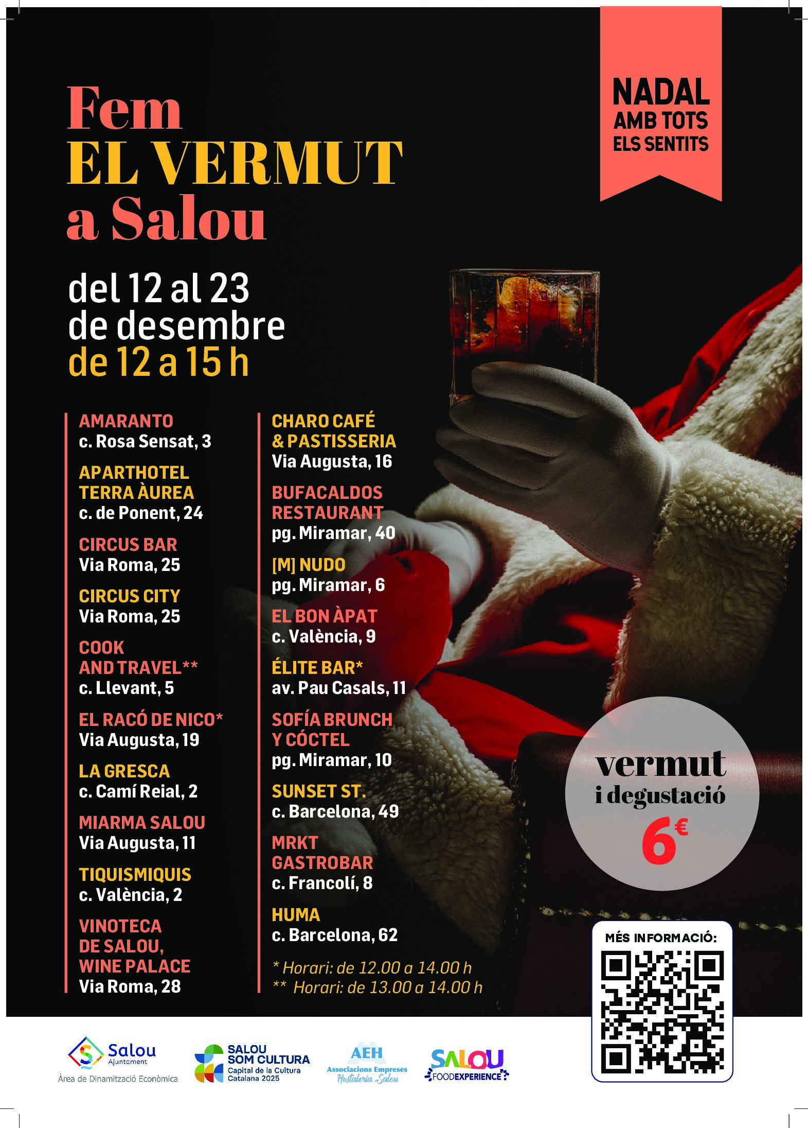 ‘Per Nadal, fem el vermut a Salou’