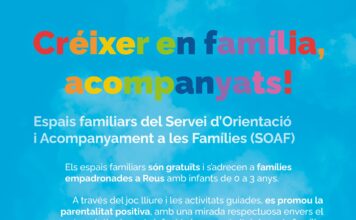 El SOAF de Reus organitza una nova programació d’espais familiars