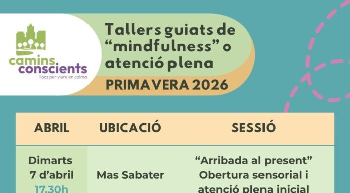 Cicle de tallers guiats de mindfulness