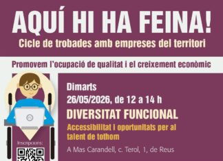 Nova sessió del cicle ‘Aquí hi ha feina!’