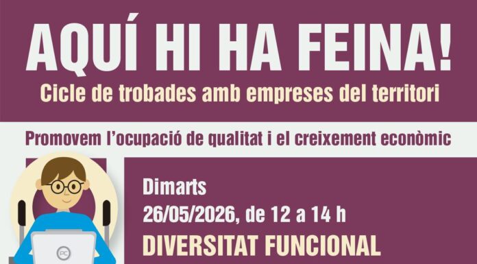 Nova sessió del cicle ‘Aquí hi ha feina!’
