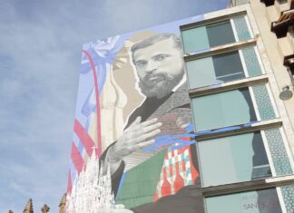 Nou mural dedicat a Antoni Gaudí