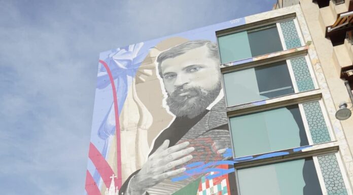 Nou mural dedicat a Antoni Gaudí