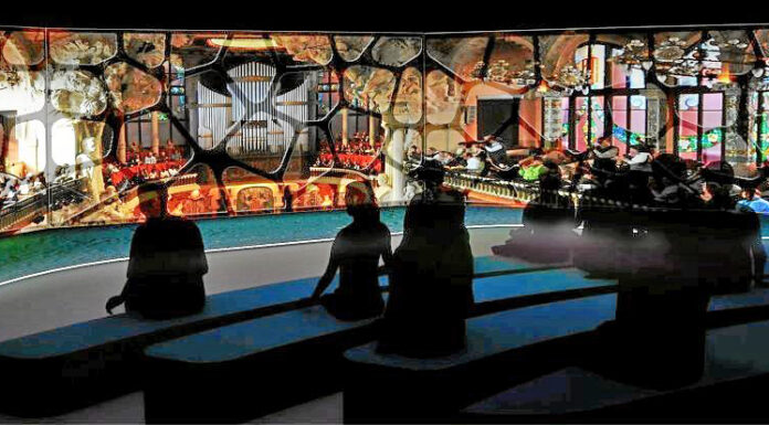 Obre la nova sala immersiva del Gaudí Centre