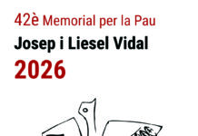 Convocat el 42è Memorial per la Pau Josep i Liesel Vidal