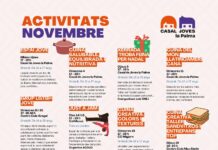 Programació de novembre al Casal de Joves