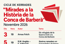 Cicle de xerrades sobre la història de la Conca de Barberà